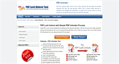 Desktop Screenshot of pdfunlocker.pdflockunlock.com