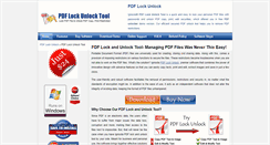 Desktop Screenshot of pdflockunlock.com